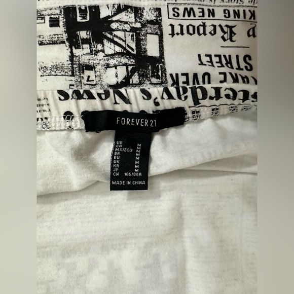 Forever 21 girl power newsprint tube top - Picture 3 of 3